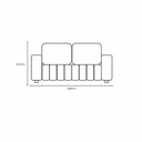 Ver imagem 3 de Sofá 02 Lugares com Assento Fixo e Encosto com Almofadas Soltas Sidney