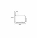 Ver imagem 4 de Sofá 02 Lugares com Assento Fixo e Encosto com Almofadas Soltas Sidney