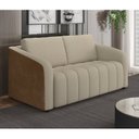 Ver imagem 1 de Sofá 02 Lugares com Assento Fixo e Encosto com Almofadas Soltas Sidney