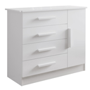 Ver imagem 2 de Cômoda Florença 4 Gavetas com Sapateira Branco