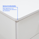 Ver imagem 6 de Cômoda Florença 4 Gavetas com Sapateira