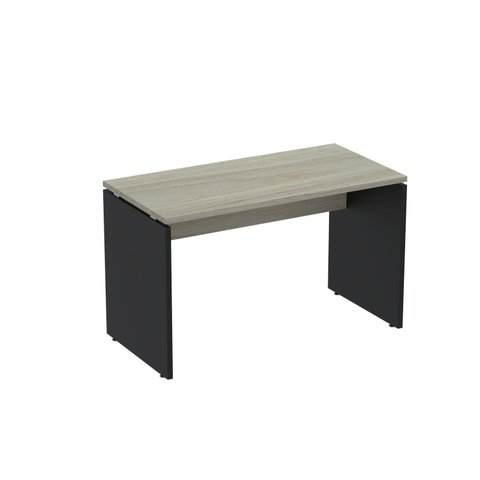 Escrivaninha Mesa Escritório Retangular 120CMX60CM P25 120cm Nogueira Casablanca e Preto