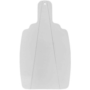 Tábua de Corte Dobrável Branca 38x23cm Farfalla Cozinha Carnes Legumes Cinquetti