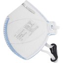 Ver imagem 2 de Respirador Descartável Rdv2202 Pff2 Branco Dobrável com Válv