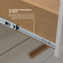 Ver imagem 5 de Cômoda com Sapateira 4 Gavetas e 1 Porta MDF Florença