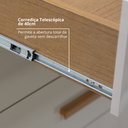 Ver mais imagens de Cômoda com Sapateira 4 Gavetas e 1 Porta MDF Florença Marrom/Cinamomo