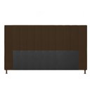 Ver imagem 4 de Cabeceira Casal King Cama Box 195cm para Quarto Malibu Suede Marrom M11 - D’Rossi
