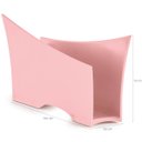 Ver imagem 3 de Kit 6 Suportes Porta Guardanapos de Papel para Mesa Uz Rosa
