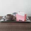Ver imagem 5 de Kit 6 Suportes Porta Guardanapos de Papel para Mesa Uz Rosa