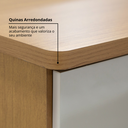 Ver imagem 6 de Cômoda Florença 4 Gavetas com Sapateira