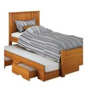 Ver imagem 2 de Cama Solteiro Milano com Auxiliar Cinamomo - Leifer