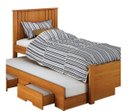Ver imagem 2 de Cama Solteiro Milano com Auxiliar Cinamomo - Leifer