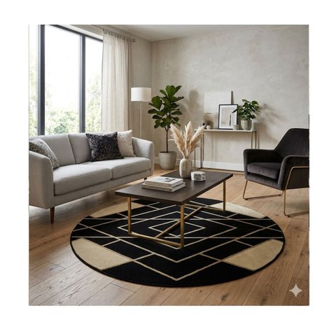 Tapete Soft Delicate 100 Redondo 1117