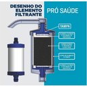 Ver imagem 2 de Torneira Filtro Gourmet Monocomando Preta Cozinha Parede