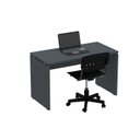 Ver imagem 3 de Escrivaninha Mesa Escritório Retangular 120CMX60CM P25 120cm Grafito Preto