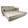 Sofá Cama para Sala de Estar Martina New Linho Matrix - Bege - 5
