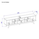 Ver imagem 7 de Rack para TV até 75 Polegadas com Ripado Pés Madeira Maciça Fortaleza