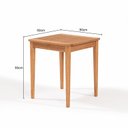 Ver imagem 3 de Mesa Lateral Madeira Maciça Riade