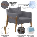 Ver imagem 1 de Poltrona Decorativa para Sala de Estar Orion