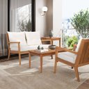 Ver imagem 2 de Mesa de Centro Madeira Maciça Riade