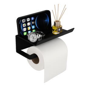 Suporte para Papel Higiênico Premium com Apoio para Objetos