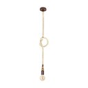 Ver imagem 2 de Lustre Pendente Blumenau Sailor Madeira E27 Bivolt Marrom