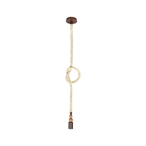 Lustre Pendente Blumenau Sailor Madeira E27 Bivolt Marrom