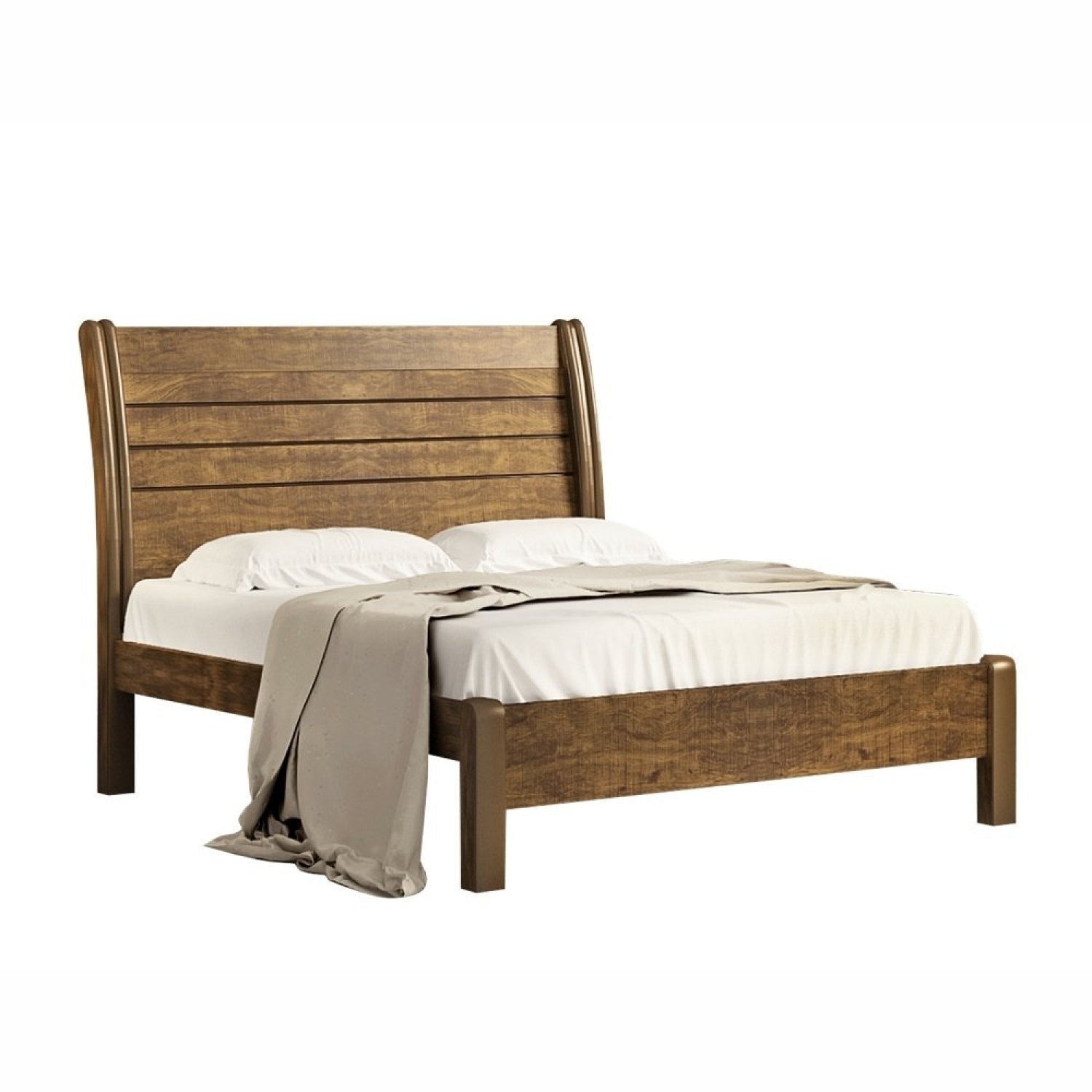 Cama Casal 100% MDF 150cm Plus Jaspe  - 2