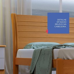 Cama Casal Jaspe 100% Mdf Plus - 4