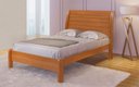 Ver imagem 1 de Cama Casal 100% MDF Plus 125cm x 150cm Jaspe Marrom/Cinamomo
