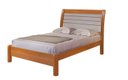 Ver imagem 2 de Cama Casal 100% MDF Plus 125cm x 150cm Jaspe Marrom/Cinamomo/Off White