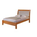 Ver imagem 2 de Cama Casal 100% MDF Plus 125cm x 150cm Jaspe Marrom/Cinamomo/Off White
