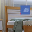 Ver imagem 4 de Cama Casal 100% MDF Plus 125cm x 150cm Jaspe Marrom/Cinamomo/Off White
