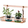 Suporte Organizador Retangular P/ Barras Multiuso Cozinha Cor:cobre - 4