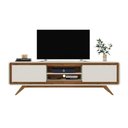 Ver imagem 5 de Rack Bancada 2 Portas para Tv até 70 Polegadas Channel Nature/off White