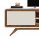 Ver imagem 2 de Rack Bancada 2 Portas para Tv até 70 Polegadas Channel Nature/off White