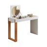 Escrivaninha Penteadeira Tampo Basculante Play Branco Fosco Cinamomo Mel Mobler - 4
