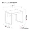 Ver imagem 7 de Kit 4 Peças 2 Prateleiras 1 Mesa 1 Gaveteiro P25