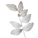 Ver imagem 1 de Galho Decorativo Veludo Branco 65cm