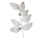 Ver imagem 3 de Galho Decorativo Veludo Branco 65cm