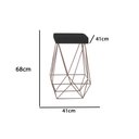 Ver imagem 3 de Kit 10 Puffs Luci cor bronze assento preto-GatMagazine GAT MAGAZINE