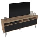Ver imagem 4 de Rack Bancada para Tv Estilo Industrial Liberty Preto