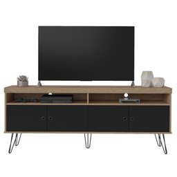 Rack Bancada para Tv Estilo Industrial Liberty Preto - 3