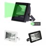 Pct 05 Refletor LED 10W Holofote para Jardim Decoração 1000 Lm Luz Verde - Branco - 1