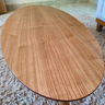  Mesa de Centro em MDF Oval Orgânico Laminada 100x45cm Londres - 5