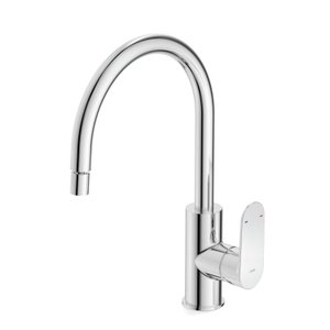 Monocomando para Cozinha de Mesa Bica Alta com Arejador Articulado Riviera Celite