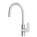 Ver imagem 3 de Monocomando para Cozinha de Mesa Bica Alta com Arejador Articulado Riviera Celite