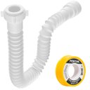 Ver imagem 1 de Sifão Sanfonado Universal 61cm Branco + Fita Veda Rosca