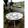Mesa em Mosaico Mandala Indiana Ii - Somente o Tampo 90cm - 1