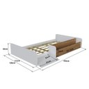 Ver imagem 3 de Cama Montessoriana Infantil com Nicho e Rampa Ca030